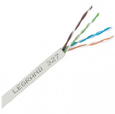 超五類非屏蔽線纜_U/UTP_4P_PVC_305米/箱_灰色